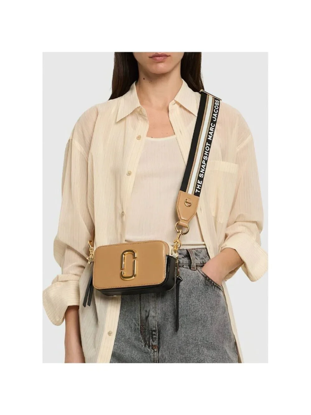 Marc Jacobs The Snapshot Bag Camel Brown